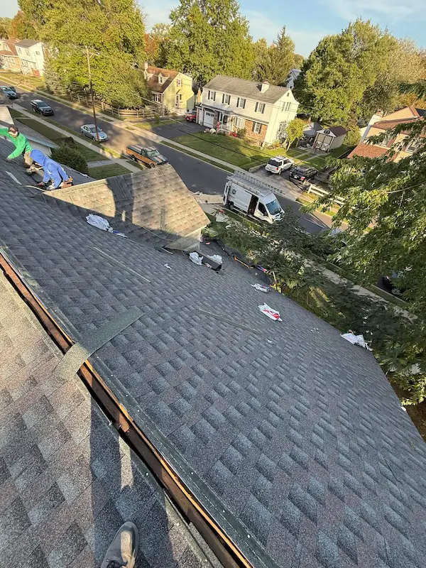 Chimney flashing repair in Bucks County PA